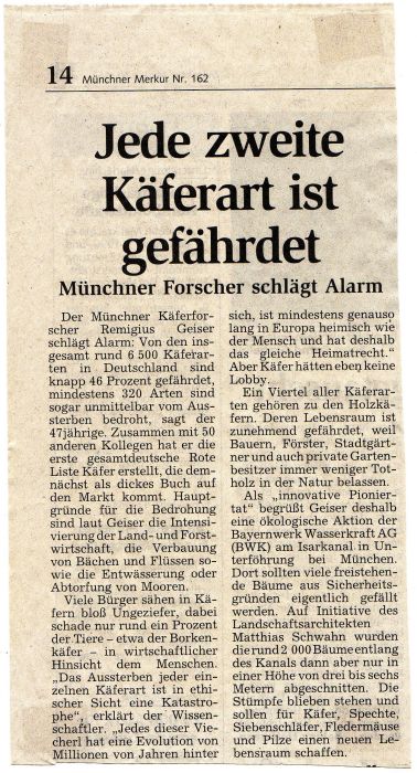 17. Juli 1998 - M�nchner Merkur