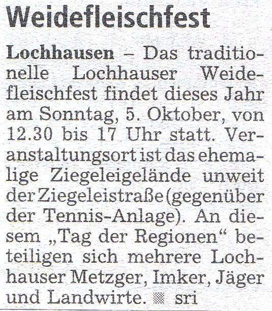 2. Oktober 2003 - M�nchner Merkur
