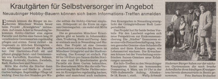 1. M�rz 2004 - S�ddeutsche Zeitung